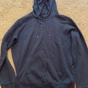 navy blue los angeles hoodie